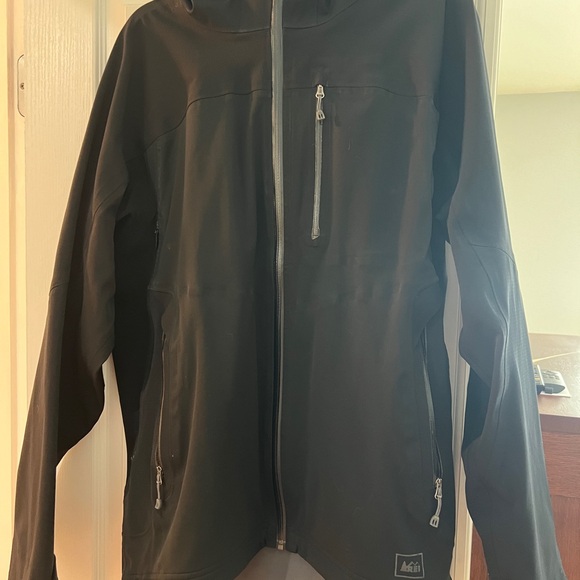 REI men’s rain jacket black XL - Picture 7 of 7